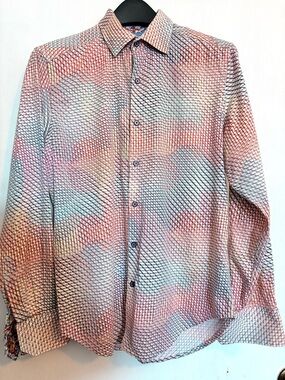 Vibrant Multicolor Robert Graham Button Shirt- Must see pic of pattern for color